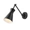 Z-Lite Soriano Wall Sconce, 1-Light, 6.25 In.W x 27 In.L x 6.25 In.H, Matte Black/Matte Black 351S-MB - alternate 1